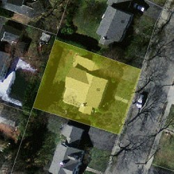 60 Fessenden St, Newton MA  02460-1120 aerial view