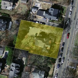 1047 Walnut St, Newton MA 02461-1140 aerial view