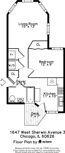 1647 Sherwin Ave, Chicago IL  60626-1932 exterior