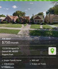 15226 Bringard Dr, Detroit MI  48205-1304 exterior