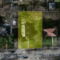 541 Ward St, Newton MA 02459-1109 aerial view