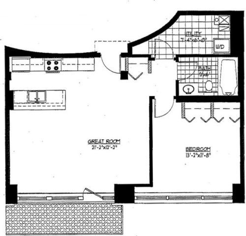 1040 Adams St, Chicago IL  60607-2912 exterior