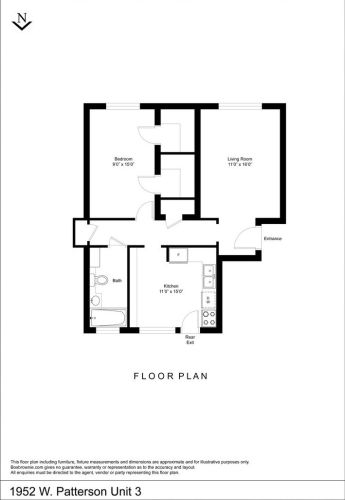 1952 Patterson Ave, Chicago IL  60613-3555 exterior