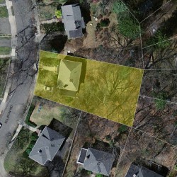 48 Ellison Rd, Newton MA  02459-1405 aerial view