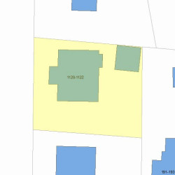 1122 Centre St, Newton MA 02459-1543 plot plan