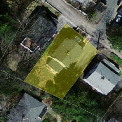 17 Central Close, Newton MA  02466-2305 aerial view