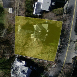 31 Grant Ave, Newton MA 02459-1308 aerial view