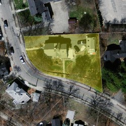 37 High St, Newton MA 02461-1938 aerial view