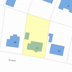 479 Boylston St, Newton MA 02459-2739 plot plan