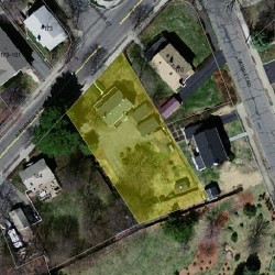 176 Auburndale Ave, Newton MA 02466-1609 aerial view
