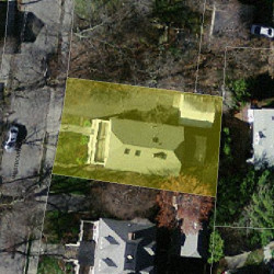 22 Westbourne Rd, Newton MA 02459-1616 aerial view