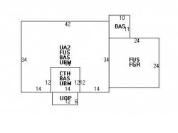 216 Arnold Rd, Newton MA  02459-3046 floor plan