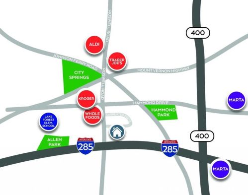 346 Carpenter Dr, Atlanta GA 30328-5021 exterior