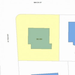 984 Beacon St, Newton MA 02459-1725 plot plan