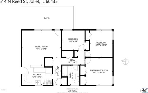 614 Reed St, Joliet IL 60435-5934 exterior