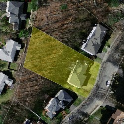 43 Drumlin Rd, Newton MA 02459-2806 aerial view