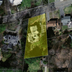 34 Fairfax St, Newton MA 02465-2607 aerial view