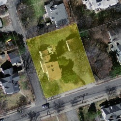125 Webster St, Newton MA 02465-1821 aerial view