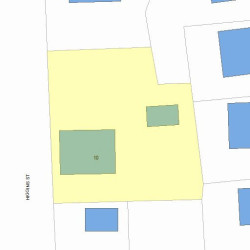 10 Higgins St, Newton MA 02466-1407 plot plan