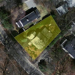 216 Quinobequin Rd, Newton MA 02468-1817 aerial view