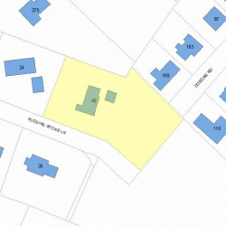 40 Puddingstone Ln, Newton MA 02459-3461 plot plan