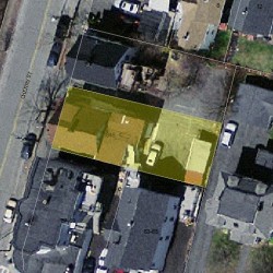 346 Cherry St, Newton MA 02465-1627 aerial view