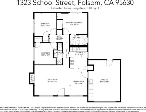 1323 School St, Folsom CA  95630-3335 exterior