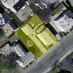 41 Lincoln Rd, Newton MA 02458-1240 aerial view