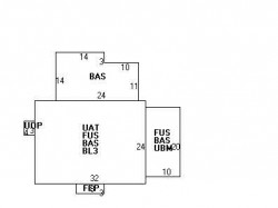 7 Burr Rd, Newton MA  02459-1403 floor plan