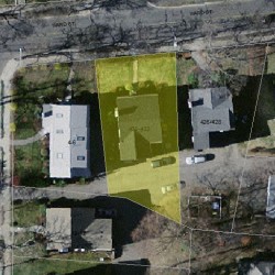 432 Ward St, Newton MA 02459-1257 aerial view