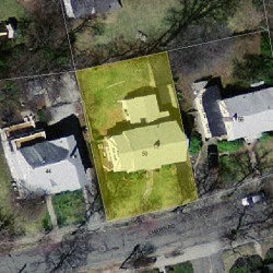50 Chapin Rd, Newton MA 02459-1821 aerial view