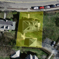 176 Commonwealth Ave, Newton MA 02459 aerial view