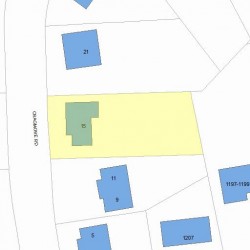 15 Cragmore Rd, Newton MA 02464-1008 plot plan
