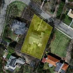 122 Nehoiden Rd, Newton MA  02468-1926 aerial view