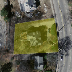 489 Walnut St, Newton MA 02460-2281 aerial view