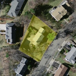 36 Cross Hill Rd, Newton MA 02459-3121 aerial view