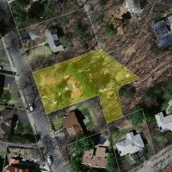 154 Beaumont Ave, Newton MA  02460-2330 aerial view