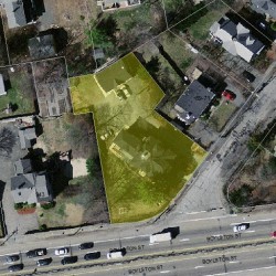 77 Hartford St, Newton MA 02461-1540 aerial view