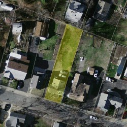 17 Gardner St, Newton MA  02458-1504 aerial view