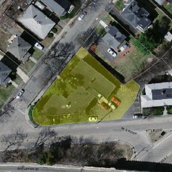 114 Floral St, Newton MA 02461-1544 aerial view