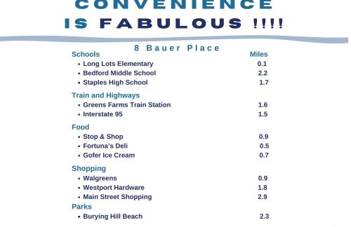 8 Bauer Pl, Westport CT  06880-4102 exterior