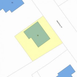 19 Parsons St, Newton MA 02465-2135 plot plan