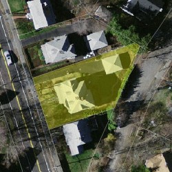 186 Langley Rd, Newton MA  02459-2324 aerial view