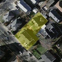 300 Adams St, Newton MA 02458-1455 aerial view