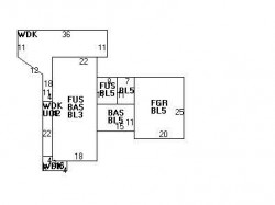40 Valley Spring Rd, Newton MA  02458-2712 floor plan