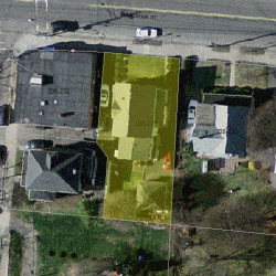 226 California St, Newton MA  02458-1009 aerial view