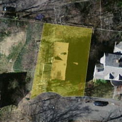 18 Devon Ter, Newton MA 02459-1652 aerial view