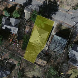 54 Lakewood Rd, Newton MA 02461-1226 aerial view