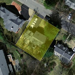 138 Day St, Newton MA 02466-2922 aerial view