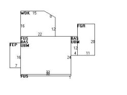 12 Bunker Ln, Newton MA  02465-1706 floor plan